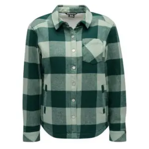 Diamond Project Lined Flannel Overhemd Met Lange Mouwen Dark Wood / Agave
