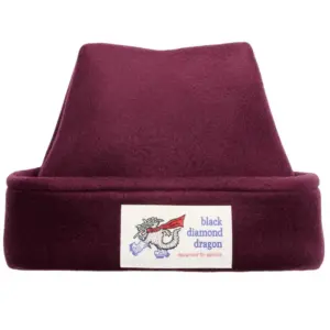 Diamond Pointed Fleece Muts Fig