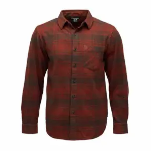 Diamond Project Flannel Overhemd Met Lange Mouwen Rood