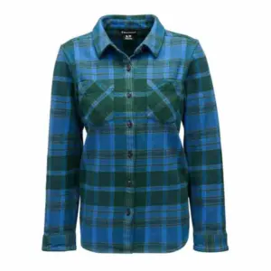 Diamond Project Heavy Flannel Overhemd Met Lange Mouwen Blauw