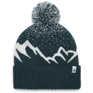 Diamond Tom Pom Muts Wit
