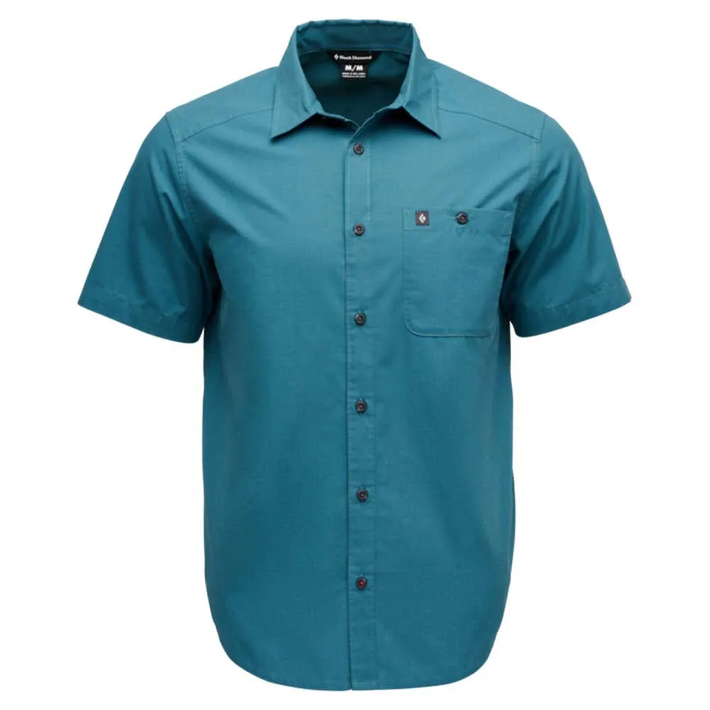 Diamond Wingate Overhemd Met Korte Mouwen Blauw