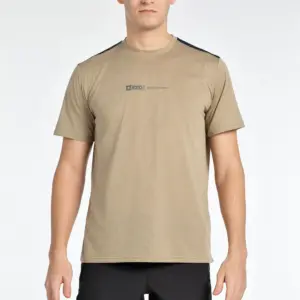+8000 Trubel T-shirt Met Korte Mouwen Two-color Fabric Sand