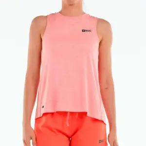 +8000 Var Mouwloos T-shirt Raspberry Two-color Fabric