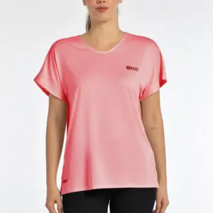 +8000 Vermizor T-shirt Met Korte Mouwen Raspberry Two-color Fabric