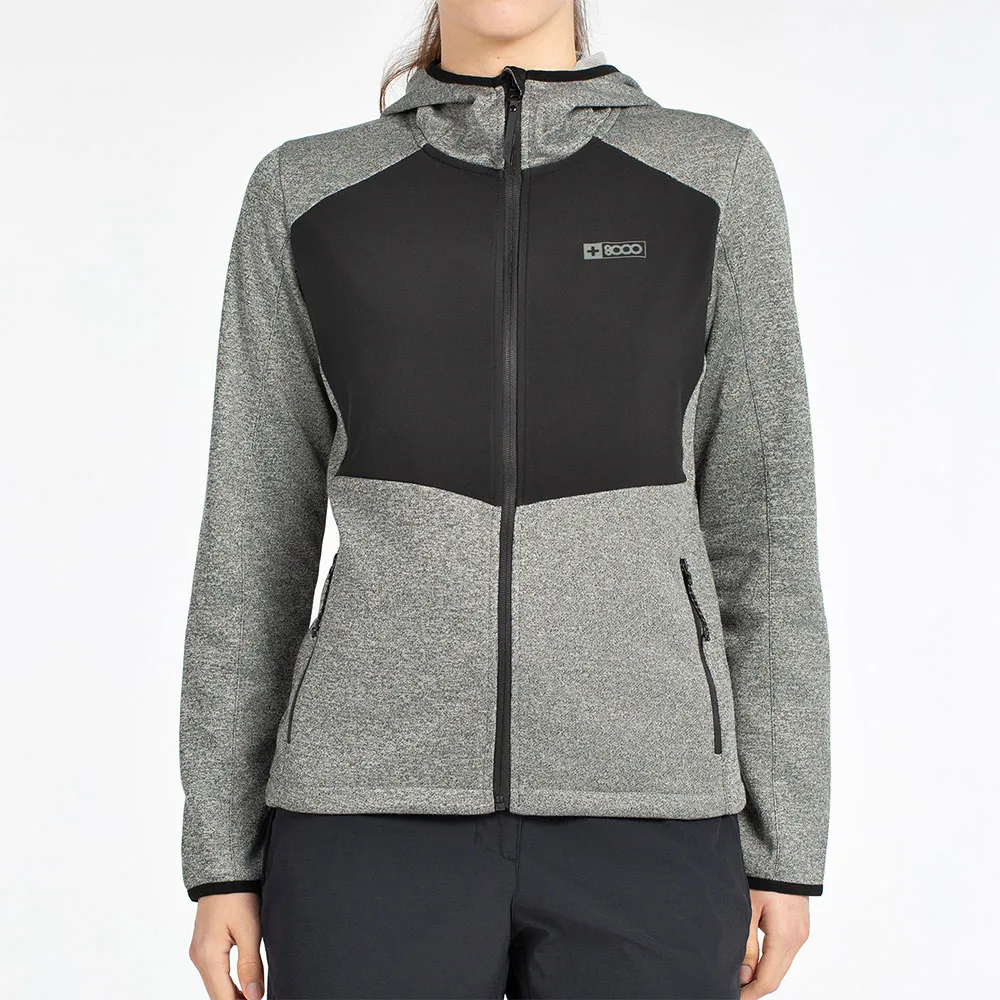 +8000 Vifil Sweatshirt Met Rits Bone