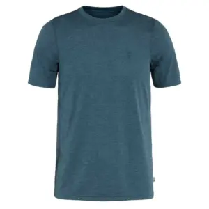 Fjällräven Abisko Day Hike T-shirt Met Korte Mouwen Blauw