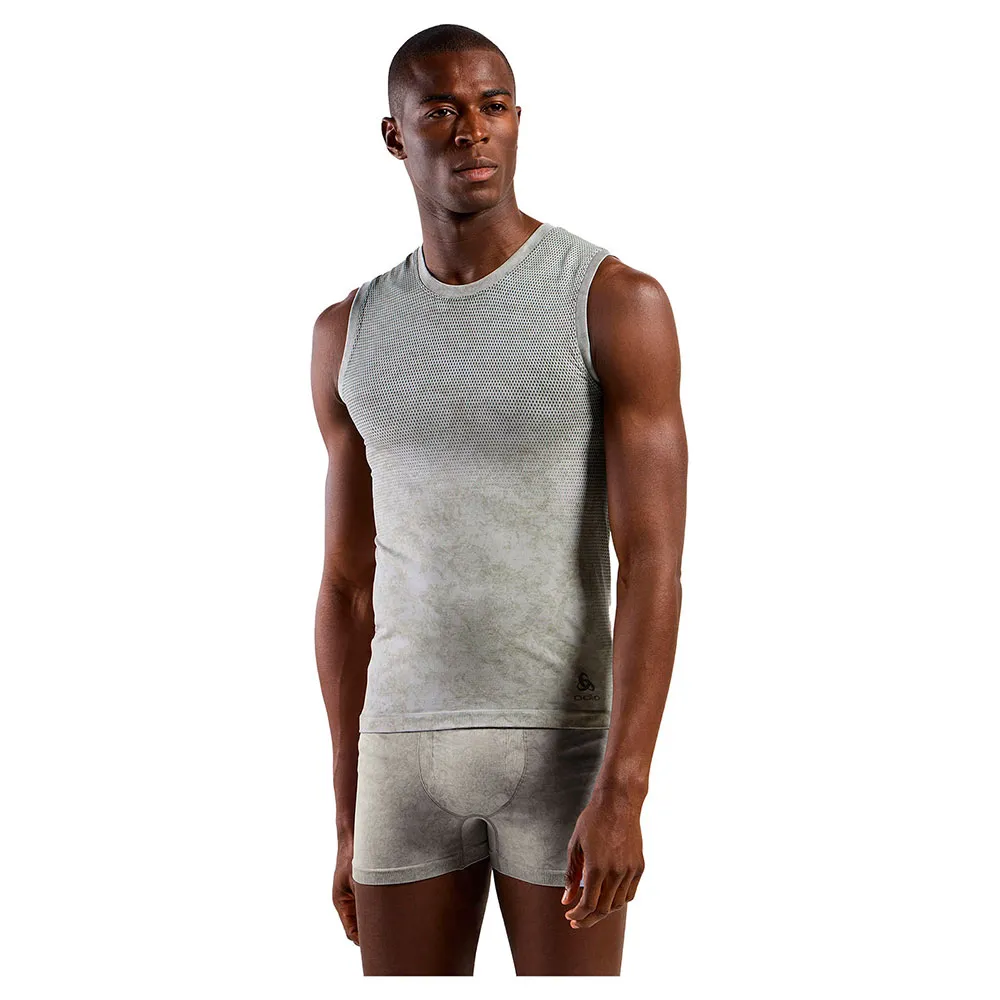 Odlo Performance Light Rain Dye Mouwloos Basislaag Vetiver