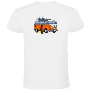Kruskis Hippie Van Snowboard T-shirt Met Korte Mouwen Wit