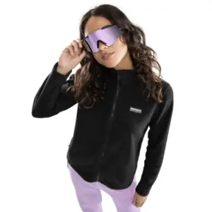Siroko Core Andermatt Fleece Met Volledige Rits Zwart