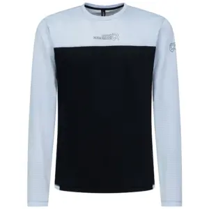 Rock Experience Arrows Crewneck Fleece 0208 Caviar / 1226 Arctic Ice