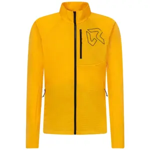Rock Experience Arrows Mock Neck Fleece Met Volledige Rits Goud