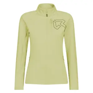 Rock Experience Arrows Mock Neck Fleece Met Volledige Rits Limelight