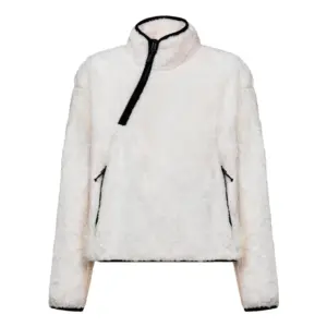 Rock Experience Carezza Fleece Met Halve Rits 0006 Marshmallow / 0208 Caviar