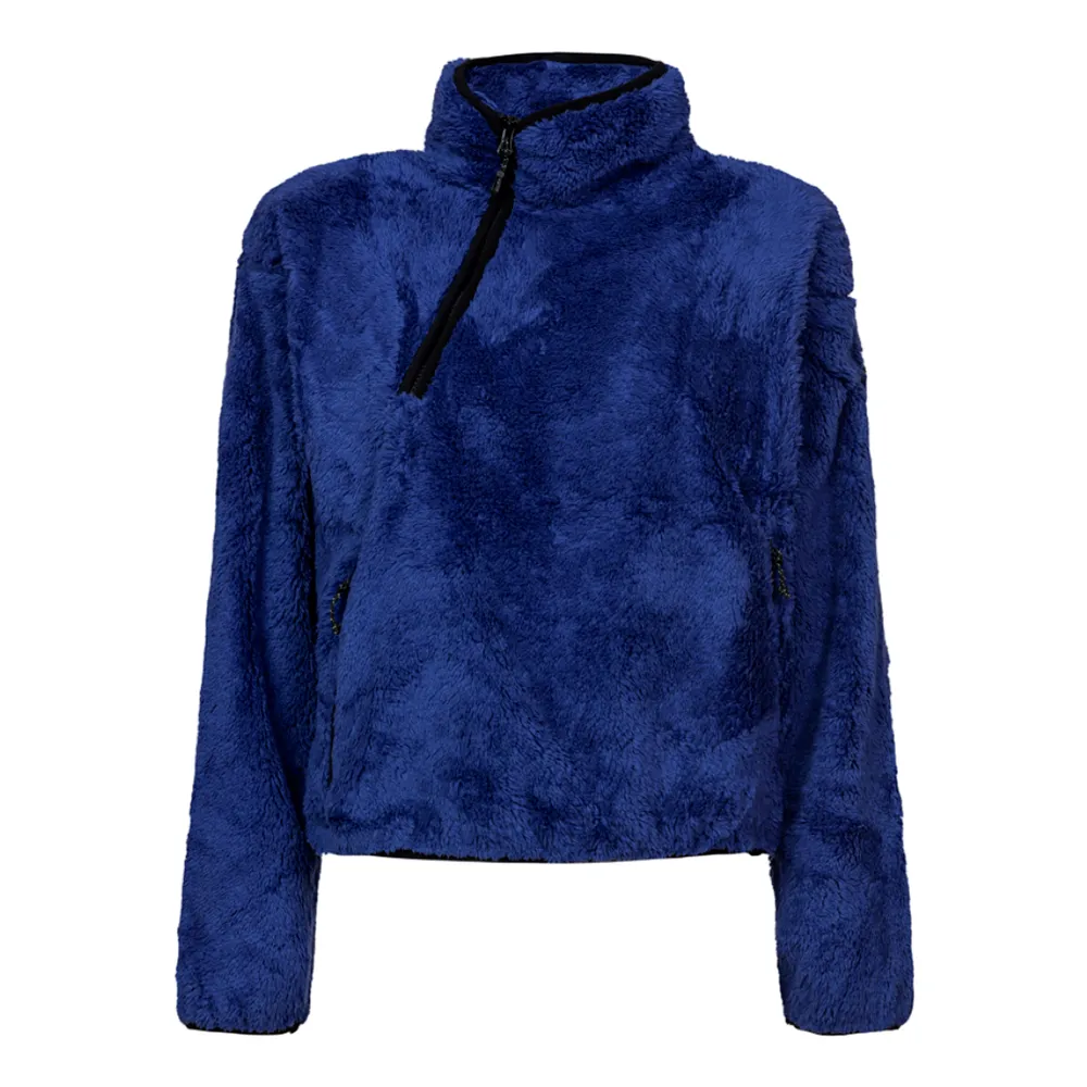 Rock Experience Carezza Fleece Met Halve Rits Blauw