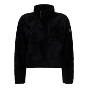 Rock Experience Carezza Fleece Met Halve Rits Caviar