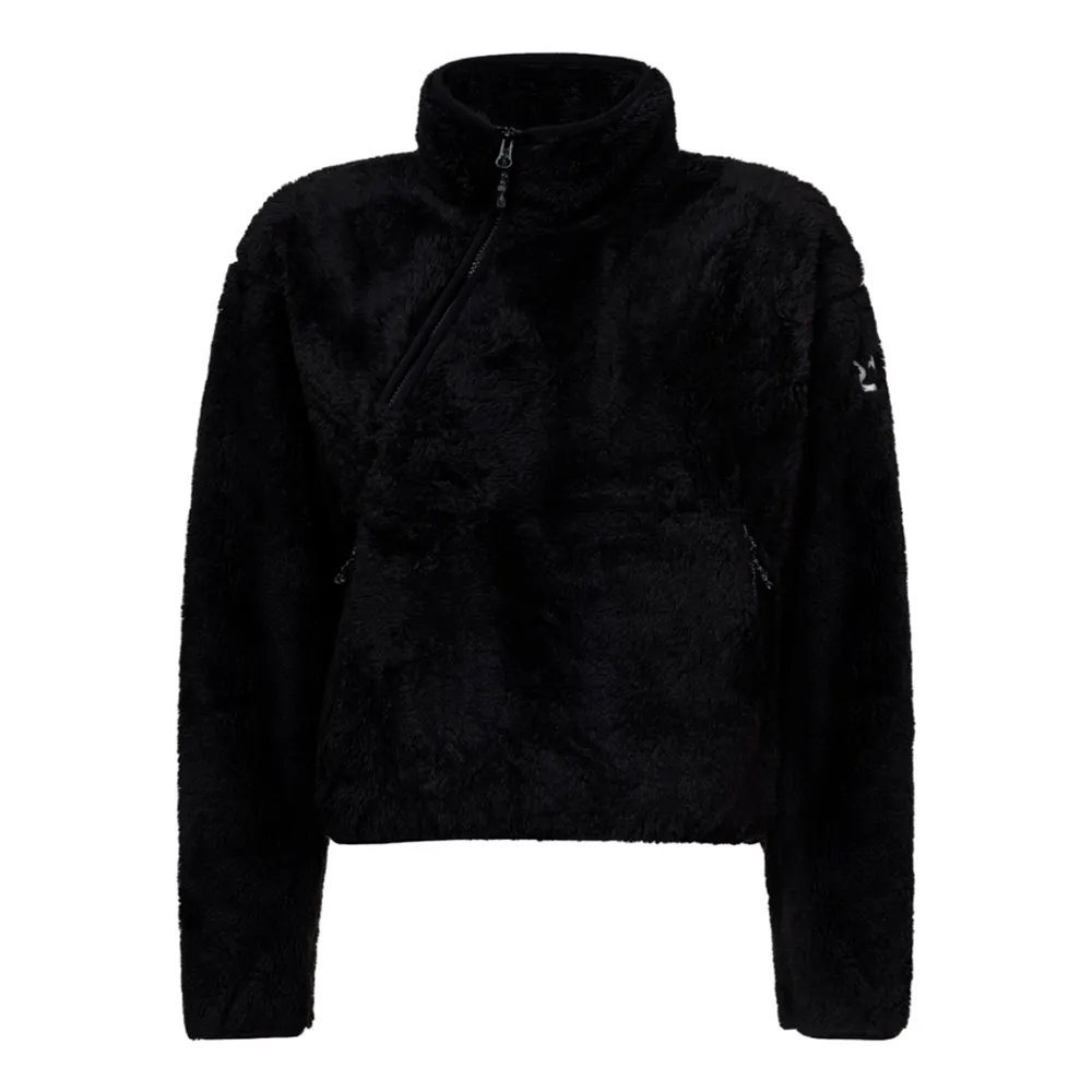 Rock Experience Carezza Fleece Met Halve Rits Caviar
