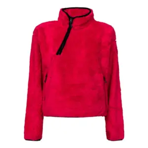 Rock Experience Carezza Fleece Met Halve Rits 3040 Viva Magenta / 0208 Caviar