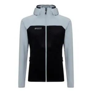 Rock Experience Linzor Fleece Met Volledige Rits 0208 Caviar / 1226 Arctic Ice