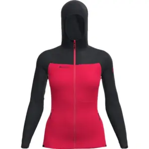 Rock Experience Linzor Fleece Met Volledige Rits 3040 Viva Magenta / 0208 Caviar