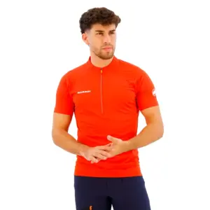 Mammut Aenergy Fl Half Rits T-shirt Met Korte Mouwen Rood