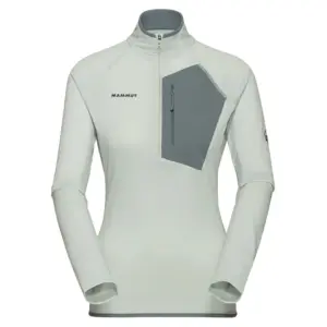 Mammut Aenergy Light Fleece Met Halve Rits Zilver
