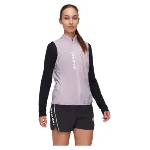 Mammut Aenergy Trail Running Windbreaker Hybrid Vest Alpine Calamint