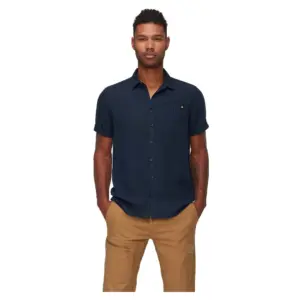 Mammut Alvra Summer Overhemd Met Korte Mouwen Blauw