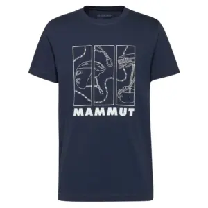 Mammut Core Gear T-shirt Met Korte Mouwen Blauw