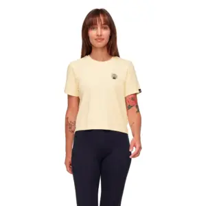 Mammut Massone Cropped Emblems T-shirt Met Korte Mouwen Alvatern