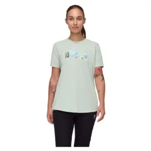 Mammut Mountain 3308m T-shirt Met Korte Mouwen Zilver