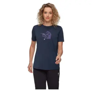 Mammut Mountain 4208m T-shirt Met Korte Mouwen Blauw