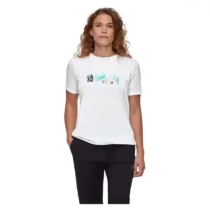 Mammut Mountain 3308m T-shirt Met Korte Mouwen Wit