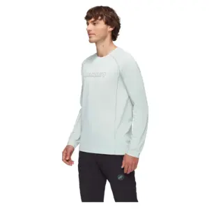 Mammut Selun Fl Logo T-shirt Met Lange Mouwen Zilver