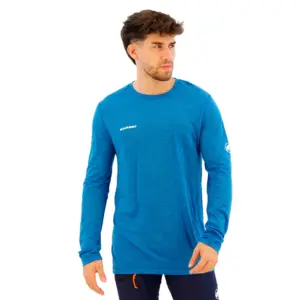 Mammut Tree Wool Fl T-shirt Met Lange Mouwen Blauw