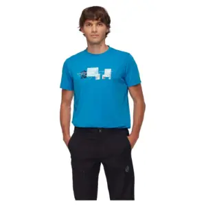 Mammut Mountain 3308m T-shirt Met Korte Mouwen Blauw