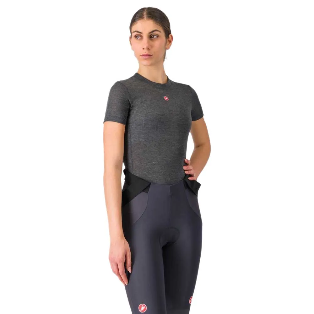 Castelli Medio Korte Mouwen Basislaag Grijs