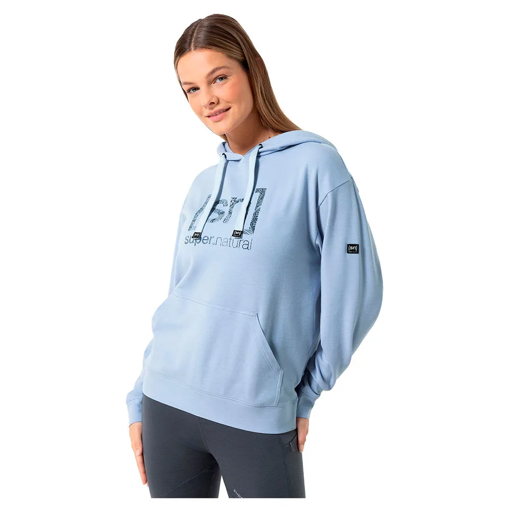 Super.natural Arabesque Hoodie Blauw