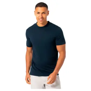 Super.natural Casual Rib Bio T-shirt Met Korte Mouwen Blueberry