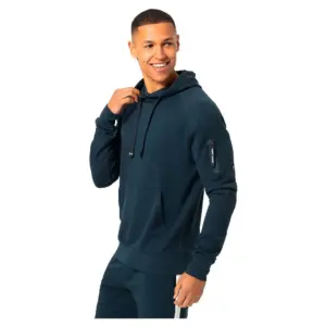 Super.natural Favourite Pocket Hoodie Blueberry