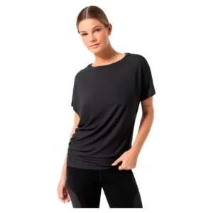 Super.natural Loose Air T-shirt Met Korte Mouwen Zwart