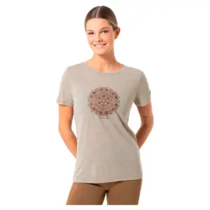 Super.natural Ornament T-shirt Met Korte Mouwen Khaki