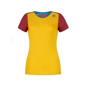 Rafiki Chulilla T-shirt Met Korte Mouwen Geel