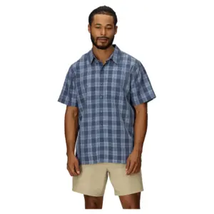 Marmot Eldridge Novelty Classic Overhemd Met Korte Mouwen Thunderhead Oliver Plaid