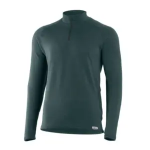 Lasting Wary Half Rits Lange Mouw T-shirt Grijs