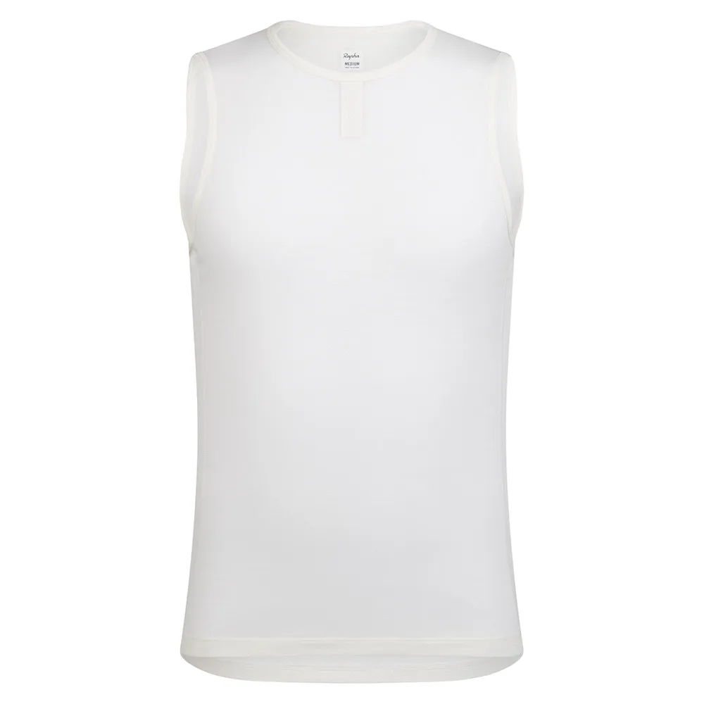Rapha Merino Lightweight Mouwloos Basislaag Creme