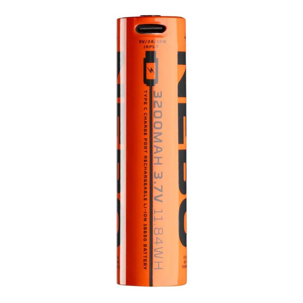 Nebo Tools 18650-3200 Mah Oplaadbare Batterij Grijs