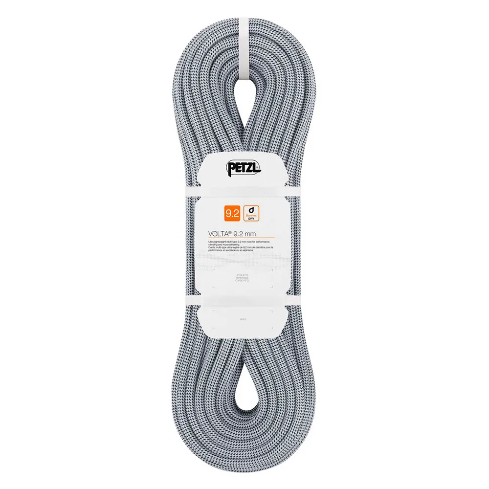 Petzl Volta 9.2 Mm Touw Grijs