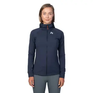 Hannah Eli Hoody Fleece Met Volledige Rits Vulcan Mel