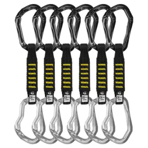 Grivel Sport Stealth K16s+h16b Quickdraw 6 Eenheden Zwart